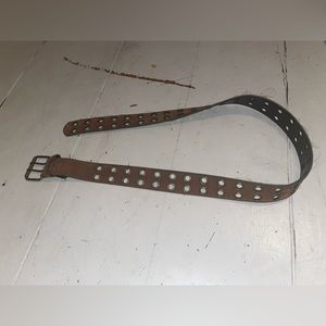 Brown Grommet Belt